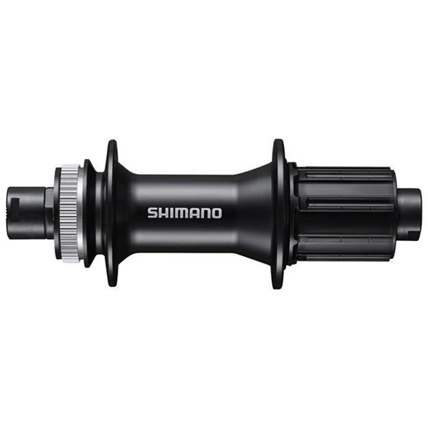 Picture of SHIMANO REAR HUB. 8 / 11V 142/32 BLACK FH-MT400 DISC BRAKE